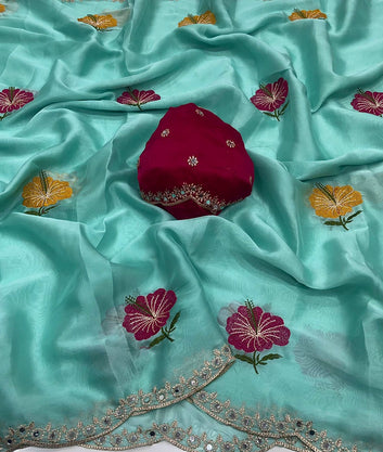🔥Trending Saree ! Soft Rangoli Silk Saree SA326-1863