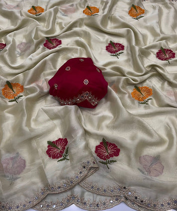 Most Viral Saree  | Soft Rangoli Silk Saree  SA326-1887