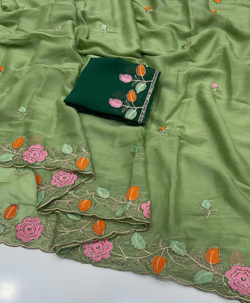 Most Viral Saree  | Star Georgette Saree  SA326-1927