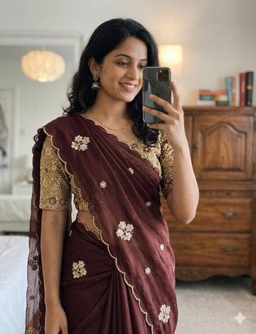 Most Selling Saree  | Rangoli Tissue Saree SA326-1919