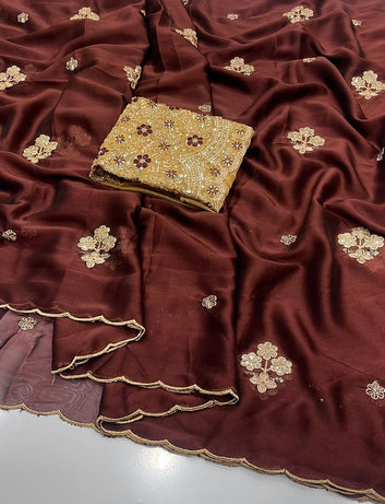 Most Selling Saree  | Rangoli Tissue Saree SA326-1919