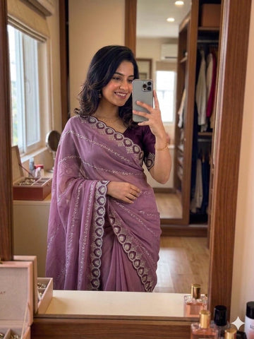 Most Viral Saree  | Star Georgette Saree  SA326-1889