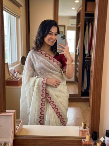 Most Viral Saree  | Star Georgette Saree  SA326-1888