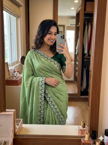 Most Viral Saree  | Star Georgette Saree  SA326-1891
