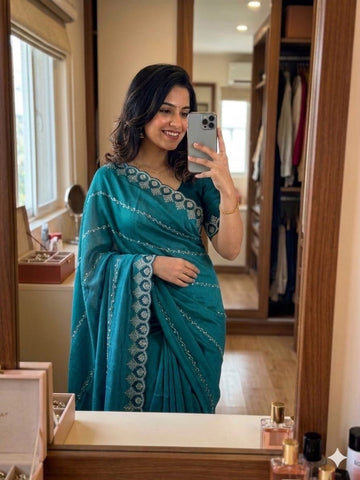 Most Viral Saree  | Star Georgette Saree  SA326-1890