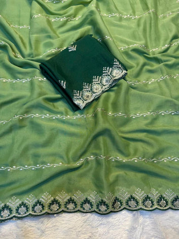 Most Viral Saree  | Star Georgette Saree  SA326-1891