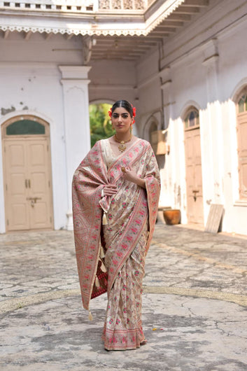 Wedding Special Saree  | Extra Soft Pashmina Silk Saree  SA326-1957