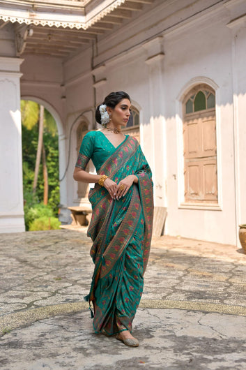 Wedding Special Saree  | Extra Soft Pashmina Silk Saree  SA326-1956