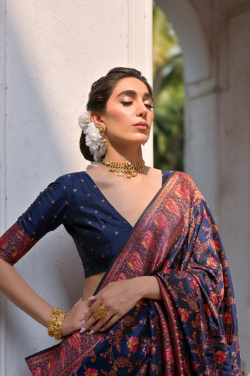 Wedding Special Saree  | Extra Soft Pashmina Silk Saree  SA326-1957