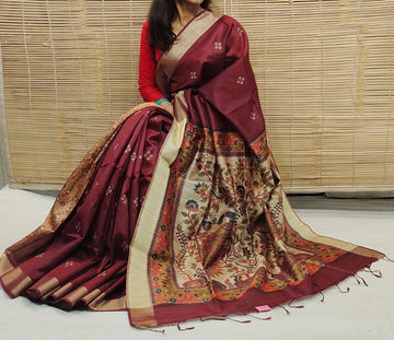 Wedding Special Saree  | Soft Raw Silk Saree  SA326-1951
