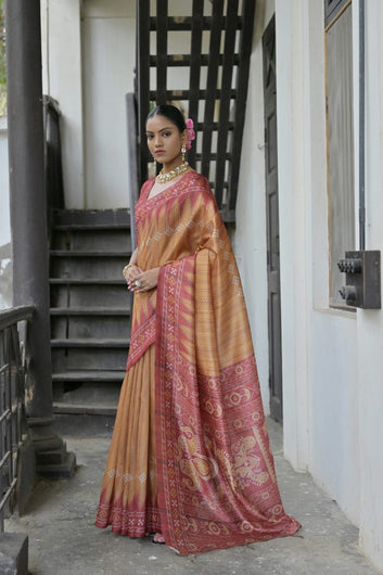 Wedding Special Saree  | Soft Tussar Silk Saree  SA326-1941