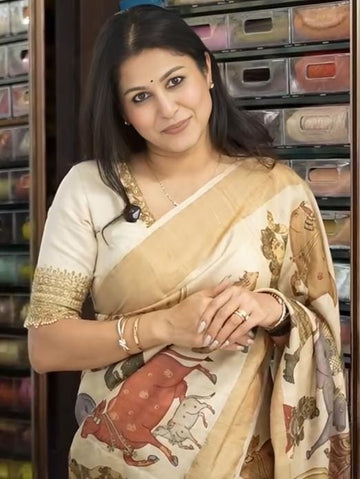 Onam Special Linen Saree SA826-2066 (Copy)