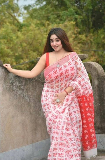 Durga Puja Special Linen Saree SA826-2081