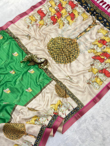 Authentic Kalamkari Saree -SA1225-1514