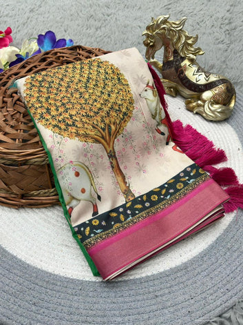 Authentic Kalamkari Saree -SA1225-1514