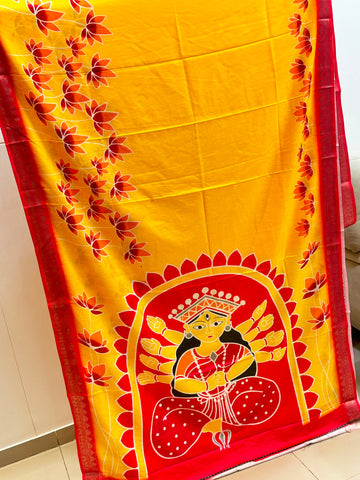 Durga Puja Special Pure Tussar Silk Saree SA826-2166