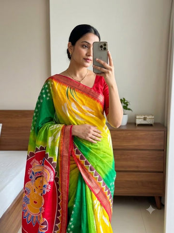 Durga Puja Special Pure Tussar Silk Saree SA826-2172