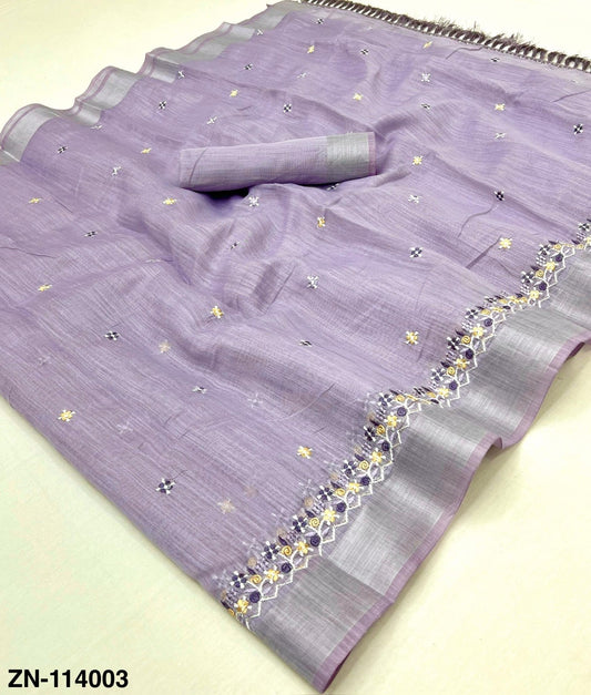 Celebrate Onam in Style – Traditional Cotton Saree with Embroidered SA825-928