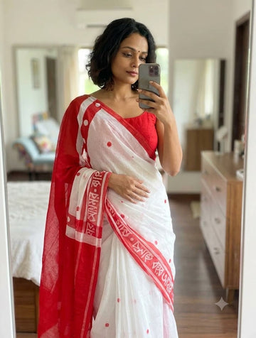 Durga Puja Special Linen Saree SA826-2188