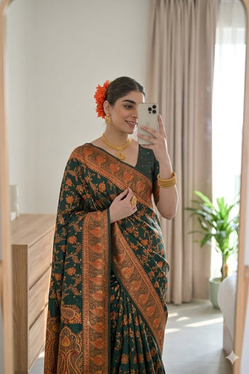 Wedding Special Saree  | Extra Soft Pashmina Silk Saree  SA326-1958