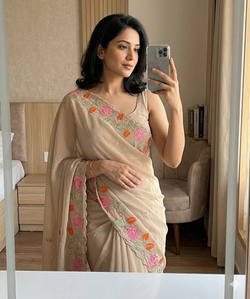 Most Viral Saree  | Star Georgette Saree  SA326-1925