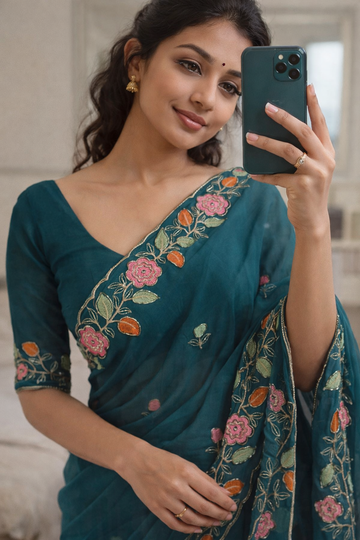 Most Viral Saree  | Star Georgette Saree  SA326-1926