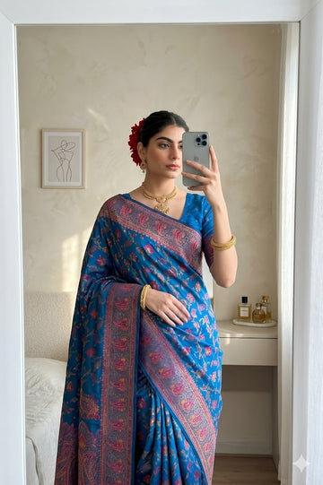 Wedding Special Saree  | Extra Soft Pashmina Silk Saree  SA326-1961