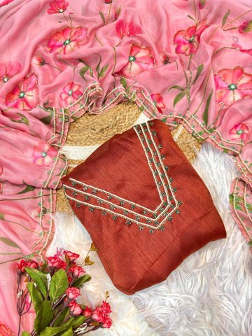 Pure Soft Organza Teby Silk Saree  SA1225-1742