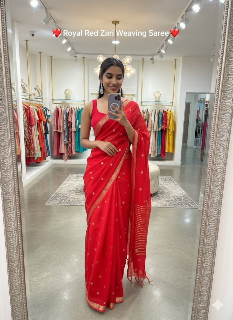 Pure Viscose Weaving Jacquard Saree SA1025-1319