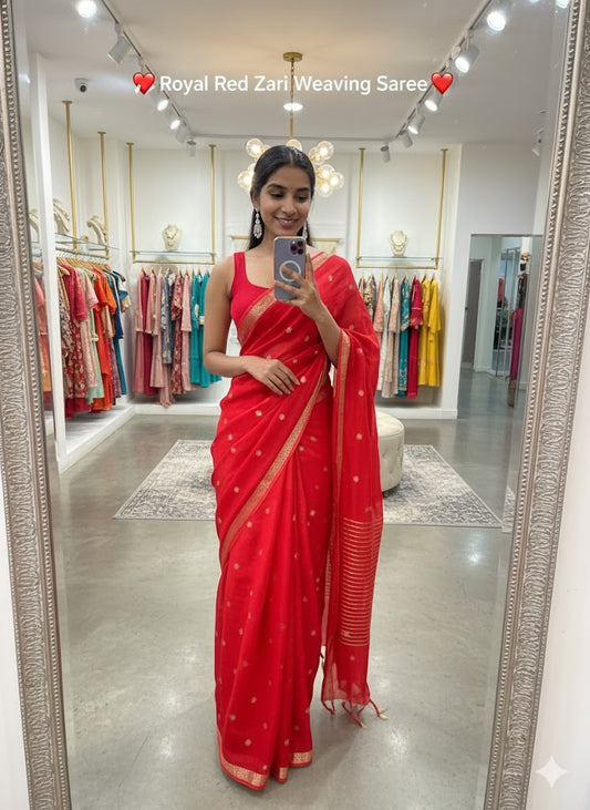 Pure Viscose Weaving Jacquard Saree SA1025-1319