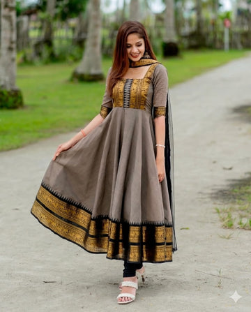 Pure Chanderi Suhani Suit Set  || SA1225-1000