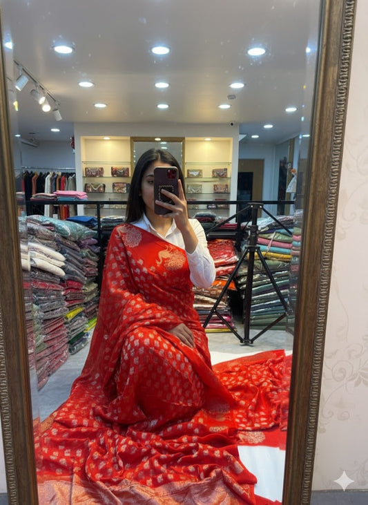 Pure Viscose Russian Dola Saree SA1025-1336