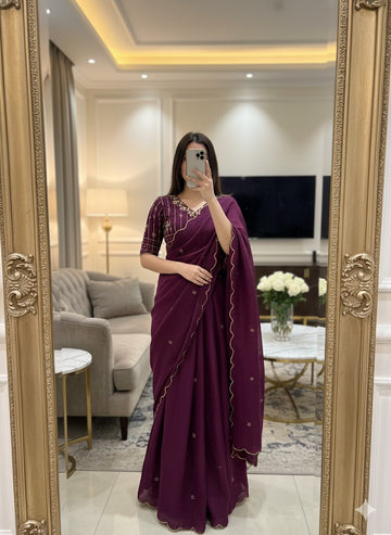 Pure Soft Crunchy Silk Designer Saree SA1225-1744