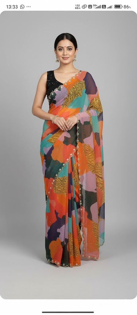 Royal Bridal Wedding Saree – Exclusive Sale Offer SA1025-1305