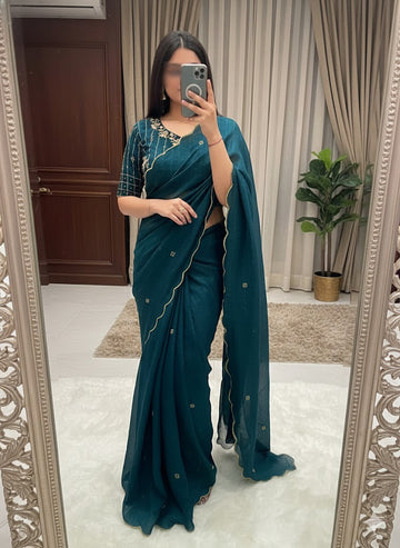 Pure Soft Crunchy Silk Designer Saree SA1225-1745