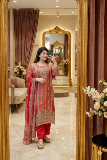 Premium Banarasi Suit Set  || SA1225-1001