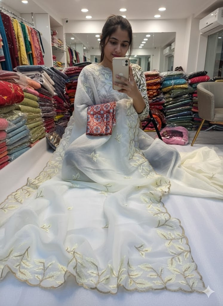 Elegant Soft Crunchy Silk Saree SA1025-1313