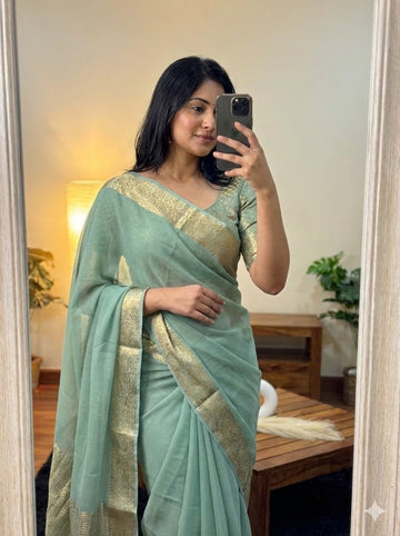 Pure Viscose  Saree with Running Blouse SA126-1750