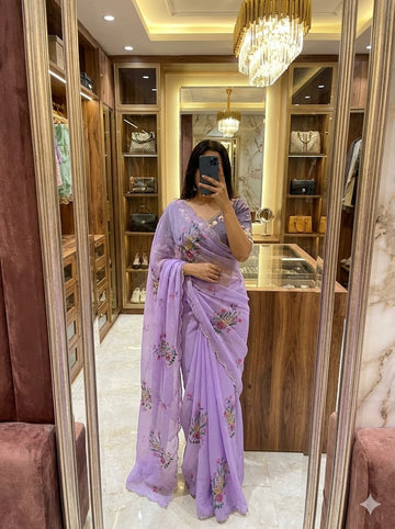 Pure Soft Zimmy Choo Silk Designer Saree SA1225-1732