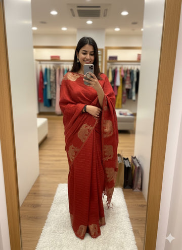 Pure Soft Viscose Silk Saree SA1025-1337