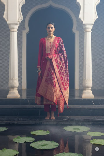 Premium Akshara Anarkali Suit Set  || SA1225-1006