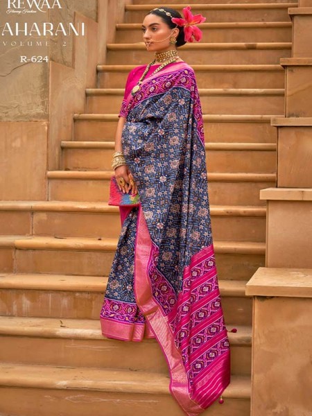 Pure Silk  Designer Patola Saree