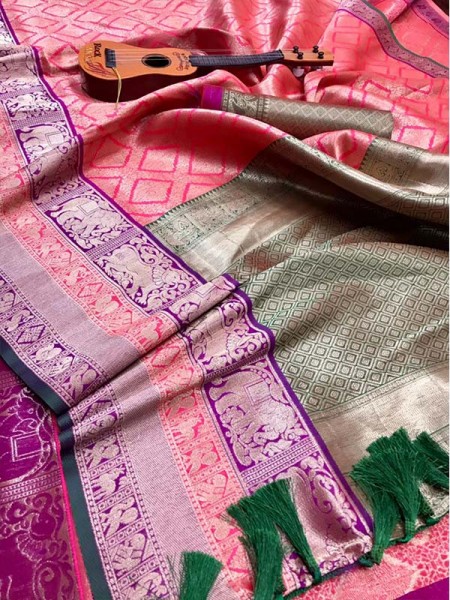 Function Special Designer Pure Silk weaving Kanchipuram Saree
