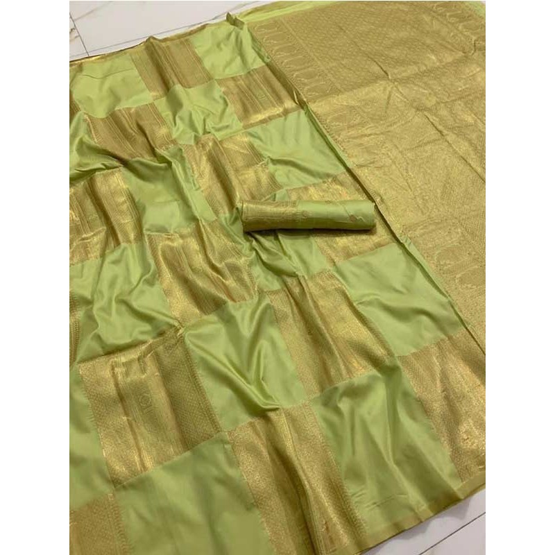 Traditional Wear Soft Banarasi Plain silk with Rich Designer Pallu ...