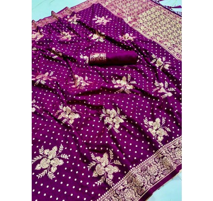 Exclusive Superb Silk weaving Saree with jari broder