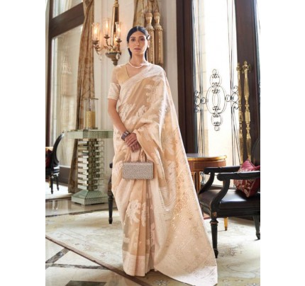 Lucknowi Stunning Look Modal Chikankari Weaving Saree