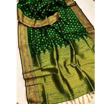 Gorgeous Look Banarasi Silk weaving Saree