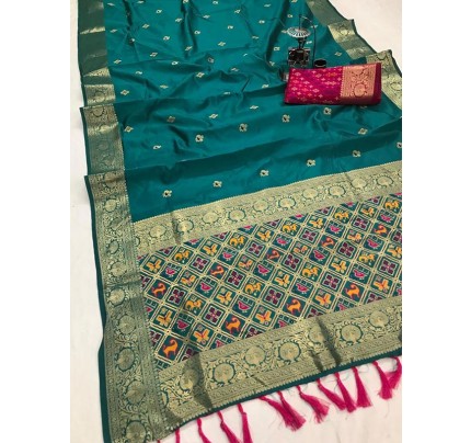 Function Special Kanchipuram Silk weaving Saree with Potala Pallu