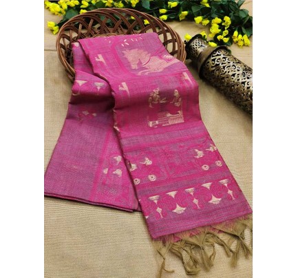 Handloom Cotton Baluchari saree