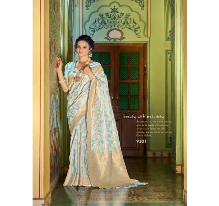 Pure Linen Weaving  Designer Saree